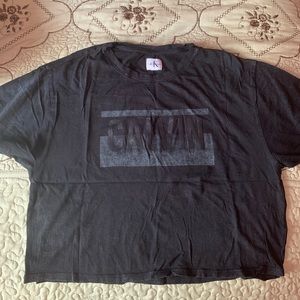 Black calvin klein crop top